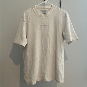 Adidas Men's Off-White Short Sleeve Tee